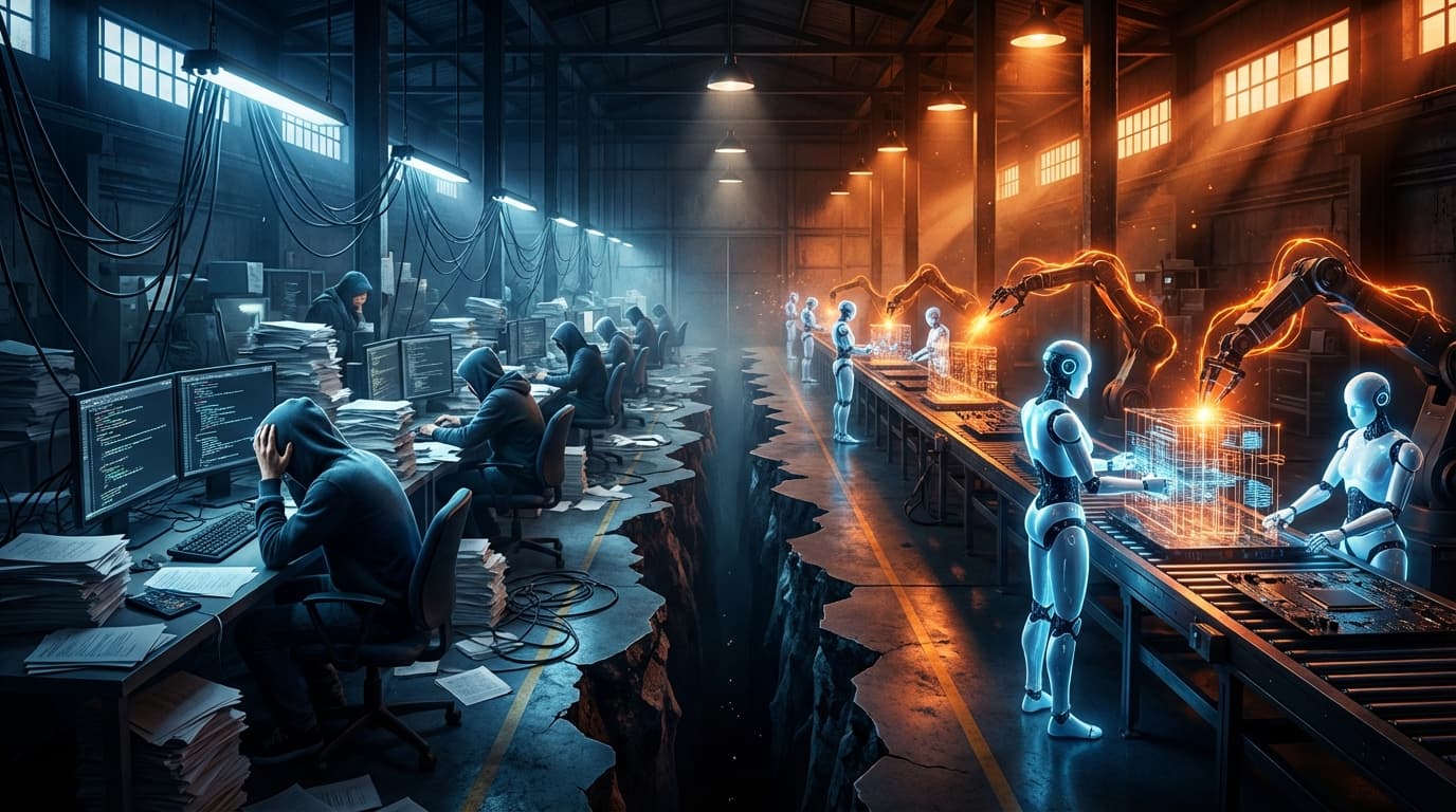 The Dark Factory Gap: Why 90% of Developers Are Getting Slower While 3-Person Teams Ship Faster