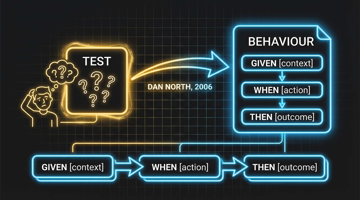 The evolution of BDD: from confused testing to behavioral specification