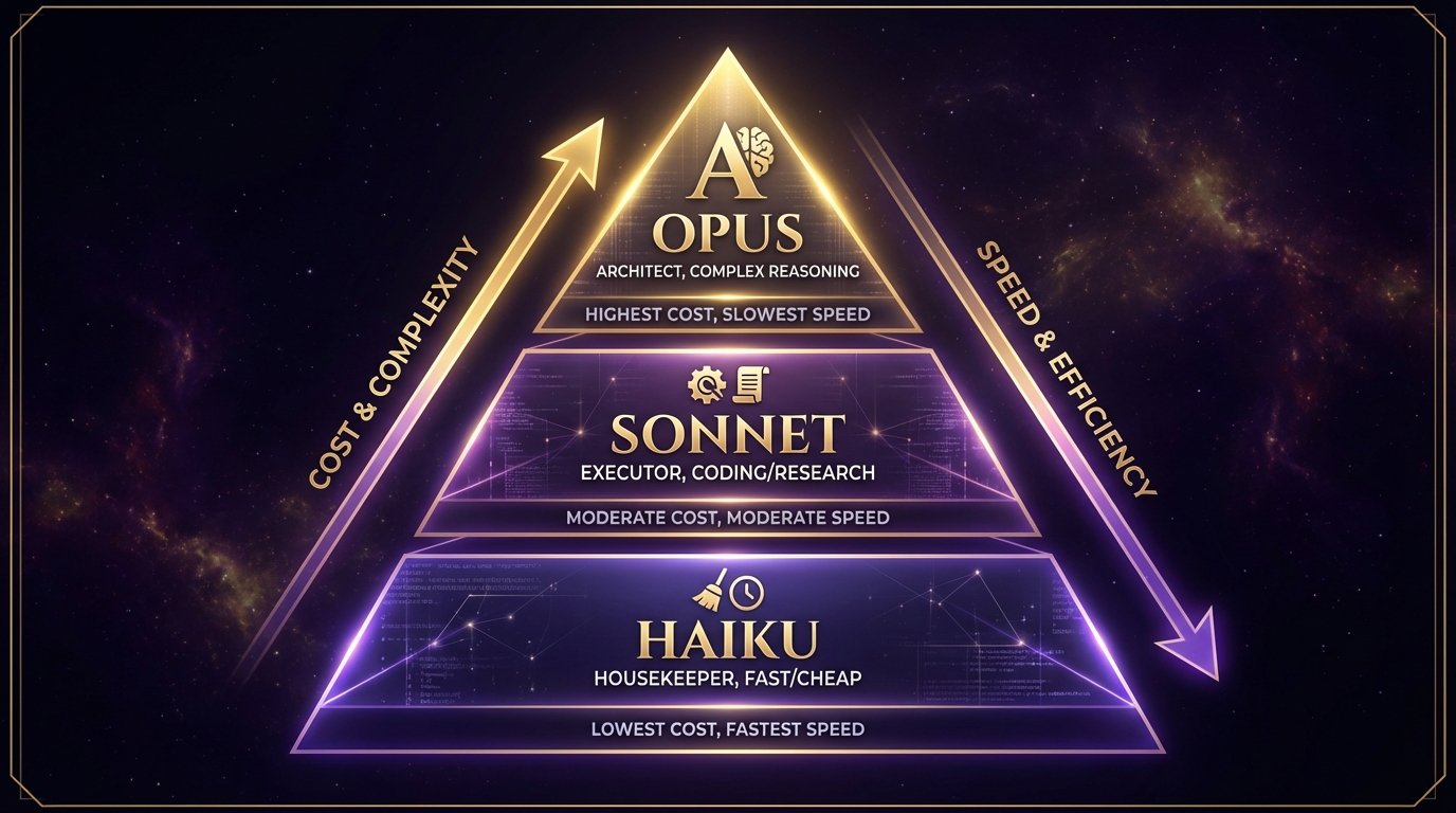 Three-Tier AI Model Hierarchy